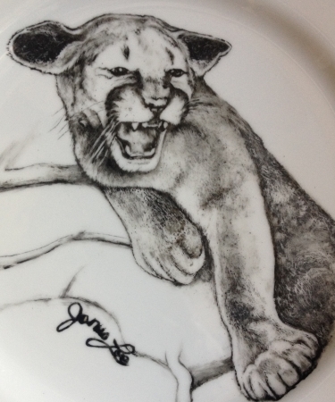 Texas Mountain Lion by artist Janus Lee